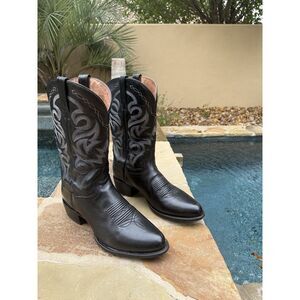 Dan Post Milwaukee black cowboy boots SZ 12D